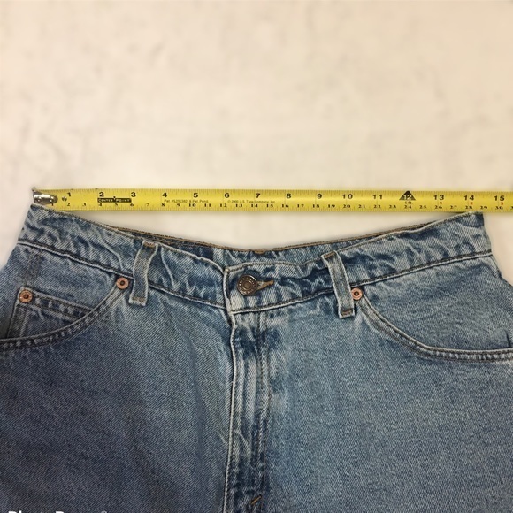 LEVI's Vintage Orange Tab 954 Denim Jeans Shorts - Picture 5 of 16
